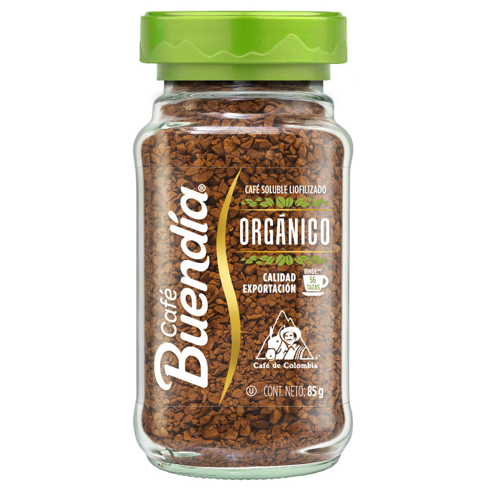 CAFE BUENDIA ORGANICO FRASCO  x 85GR