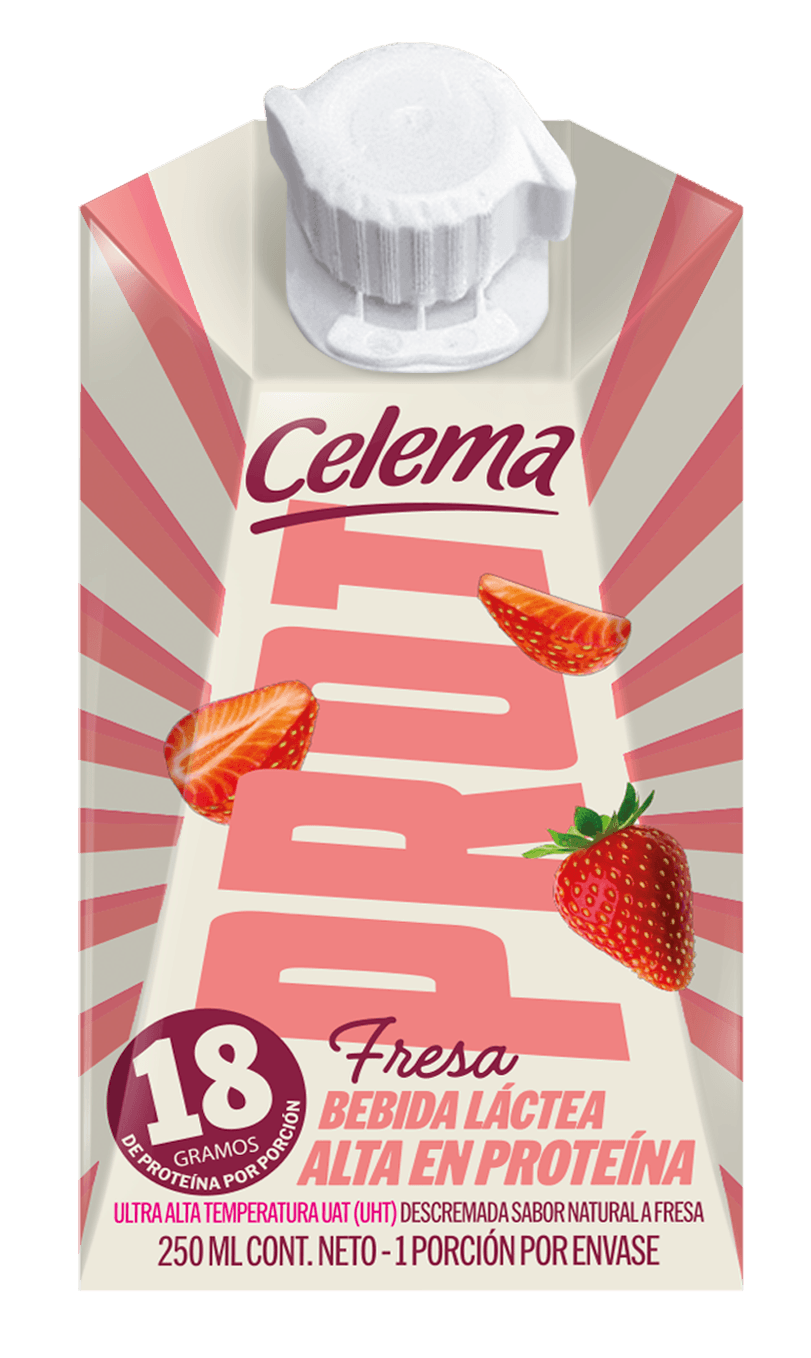 BEBIDA LACTEA PROTEINA FRESA CELEMA*250M