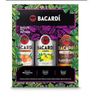 Pack Ron Bacardi Limon Mandarina*750 ml