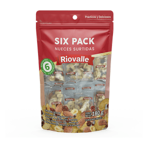 Six Pack Nueces Surtidas Riovalle*180 gr