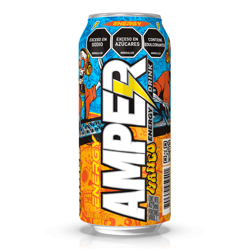 BEBIDA ENERGIZANTE AMPER MANGO*473ML