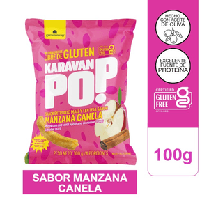 Snack Karavanpop Manzana-Canela*100 gr