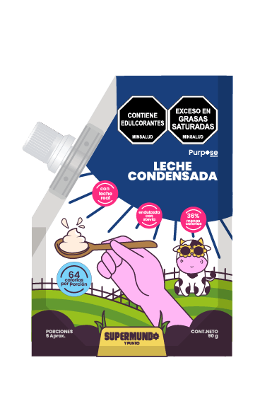 LECHE CONDENSADA SIN AZUCAR PURPOSE*90GR