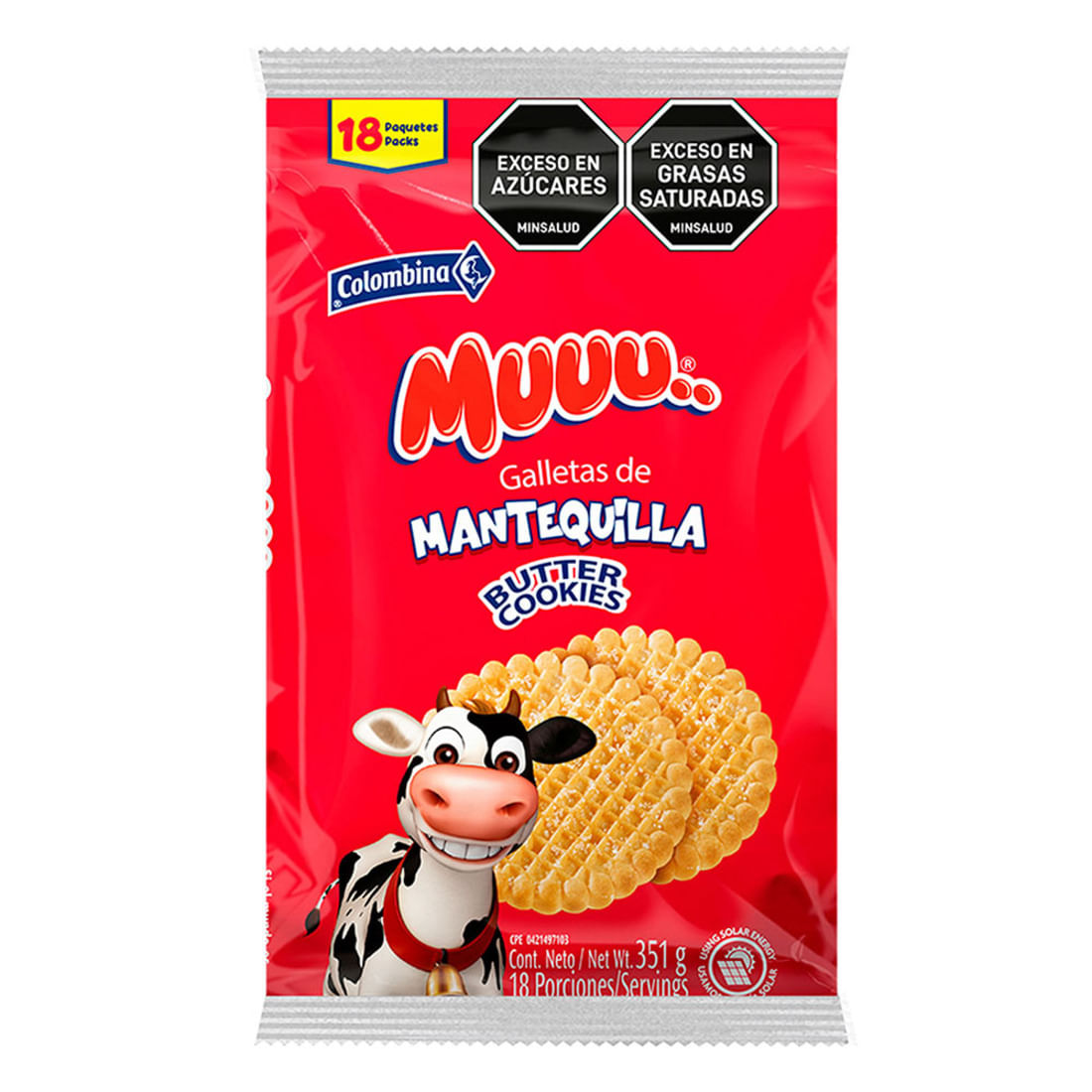GALLETAS MUU MANTEQUILLA  x 351GR