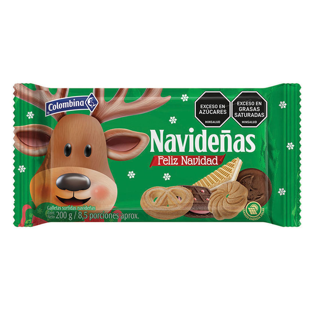 GALLETA NAVIDENA COLOMBINA PLEGAD *200GR