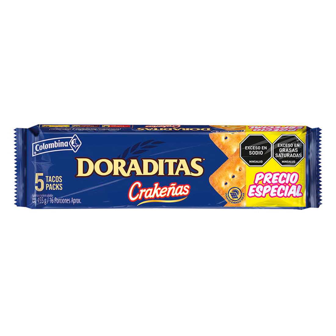CRAKEÑAS DORADITAS $ ESPECIAL  x 455GR