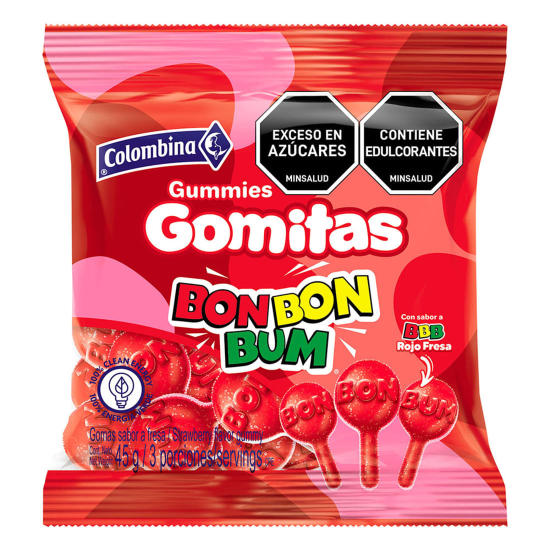 GOMITAS BON BON BUM BOLSA *45GR