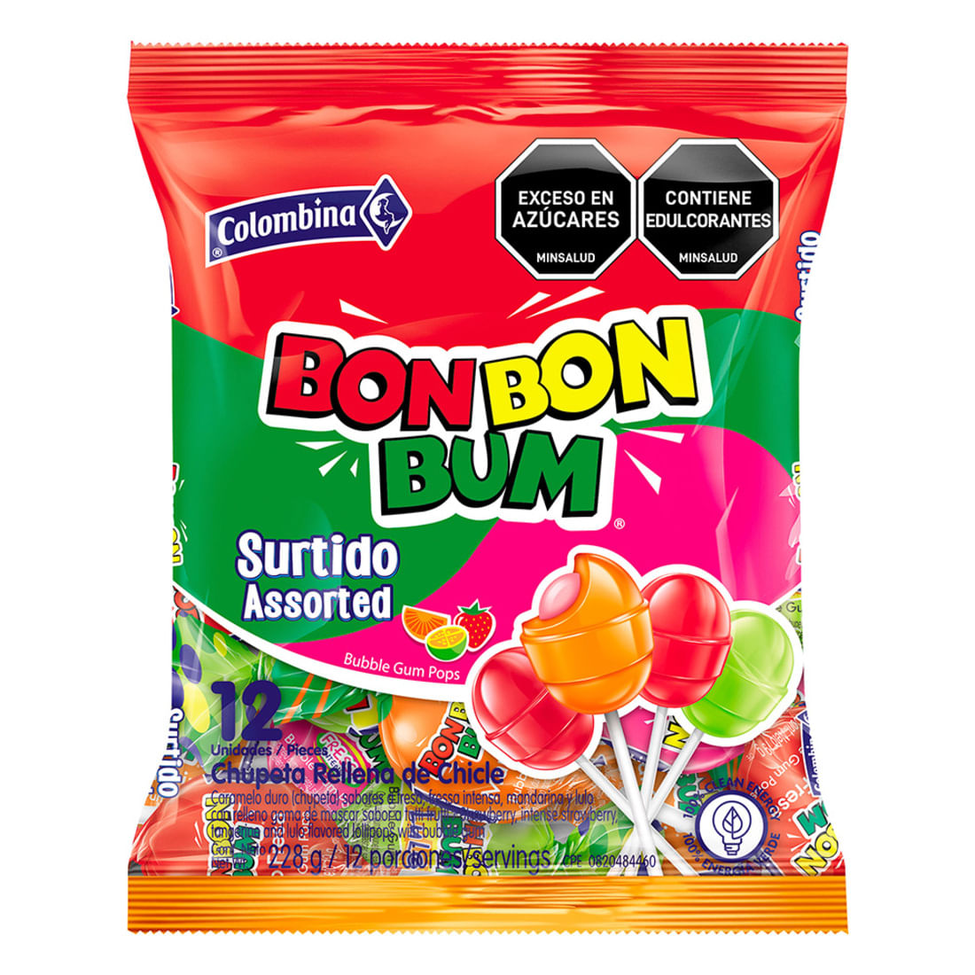 BOMBOM BUM SURTIDO 12U x 240GR