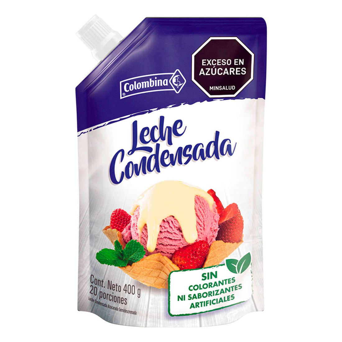 LECHE CONDENSADA DP  x 400GR COLOMBINA