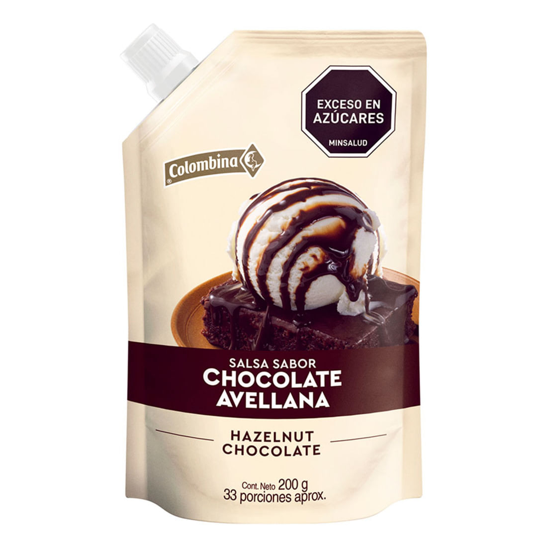 SALSA SABOR CHOCOLATE AVELLANA X 200 GR