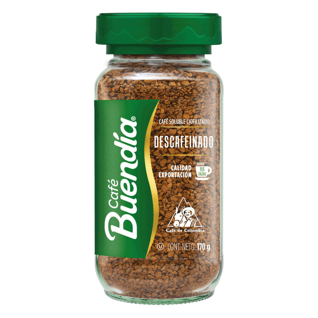 CAFE DESCAFEINADO BUENDIA  x 170GR