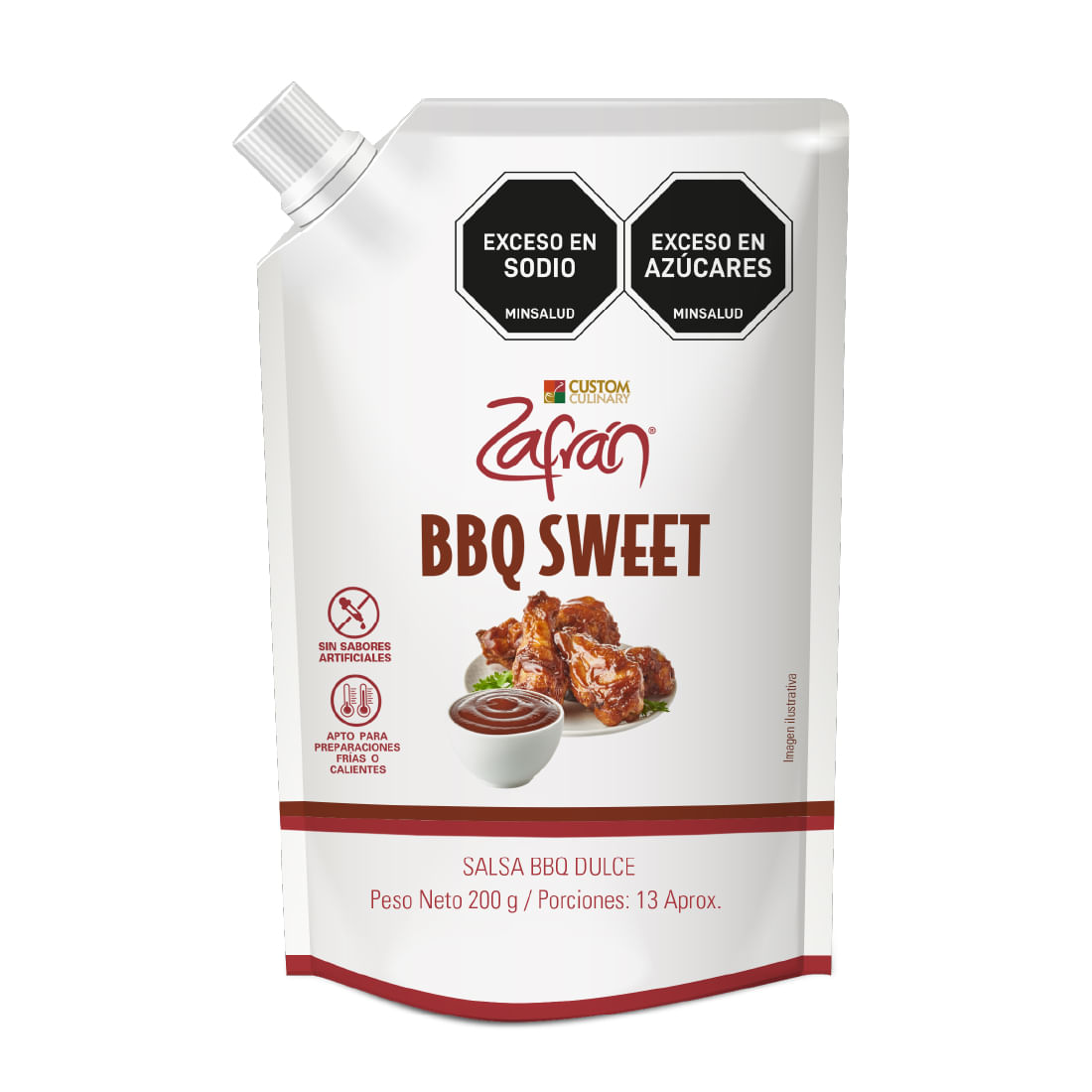 SALSA BBQ SWEET ZAFRAN  x 200GR