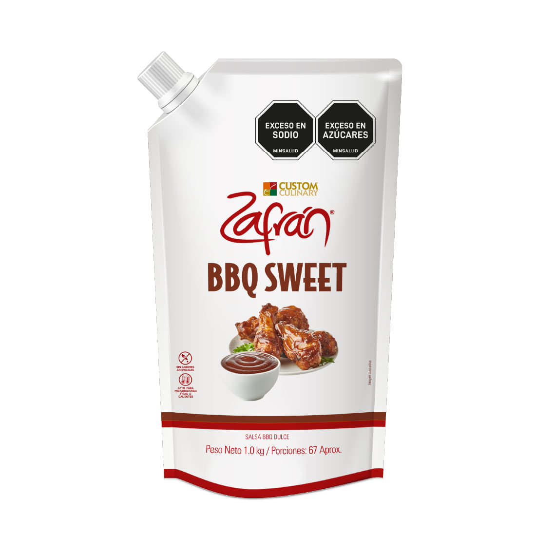 SALSA BBQ SWEET ZAFRAN  x 1000GR