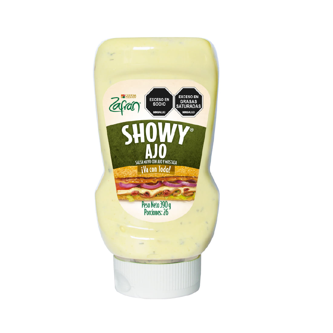 SALSA SHOWY AJO DOY PET  x 390GR