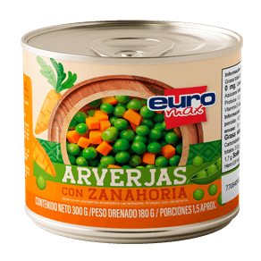 ARVEJA CON ZANAHORIA EUROMAX *300GR