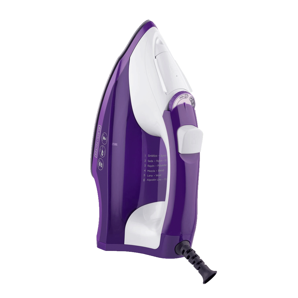 Plancha de Ropa Black+Decker Vapor IR1840 Light N Easy Morada