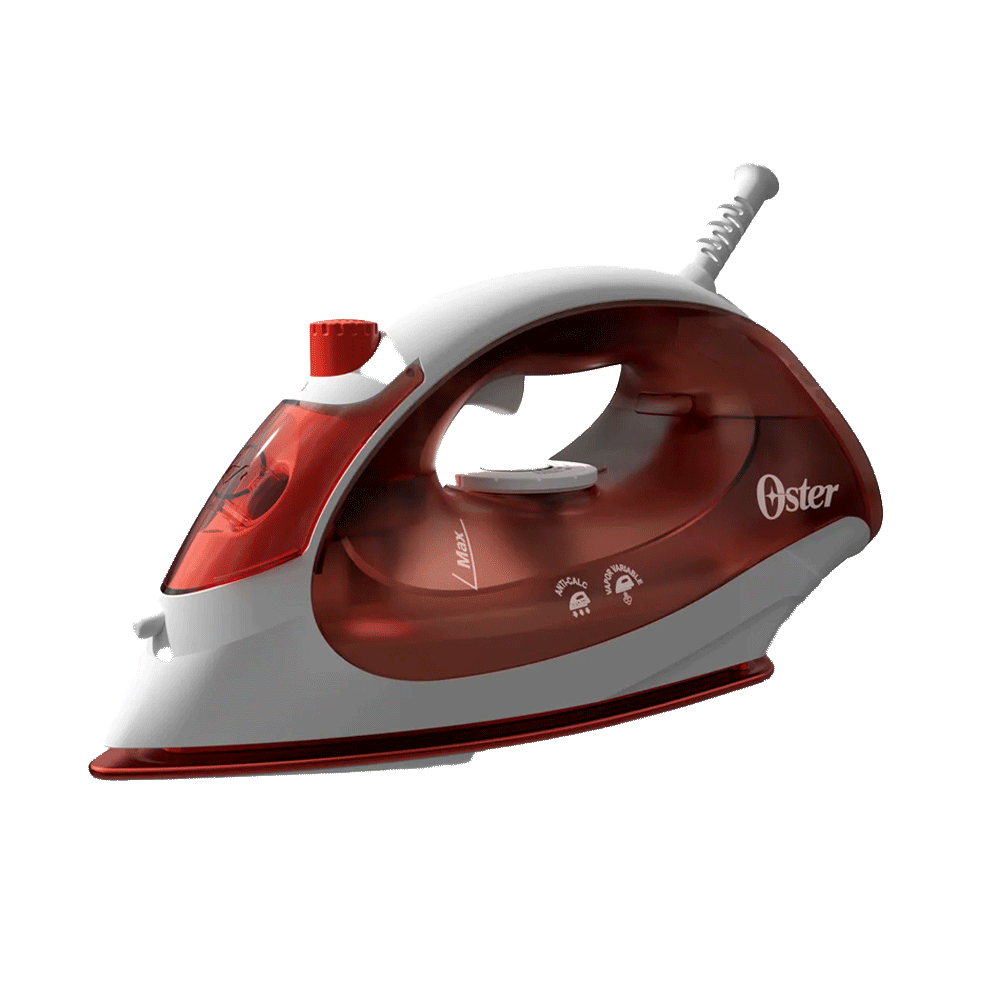 Plancha de Ropa Oster Vapor Variable Antiadherente 2140142 Rojo