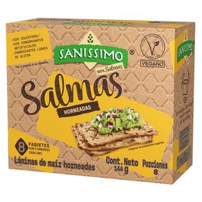 TOSTATIDA  MAIZ SALMAS SANISSIMO *140 gr