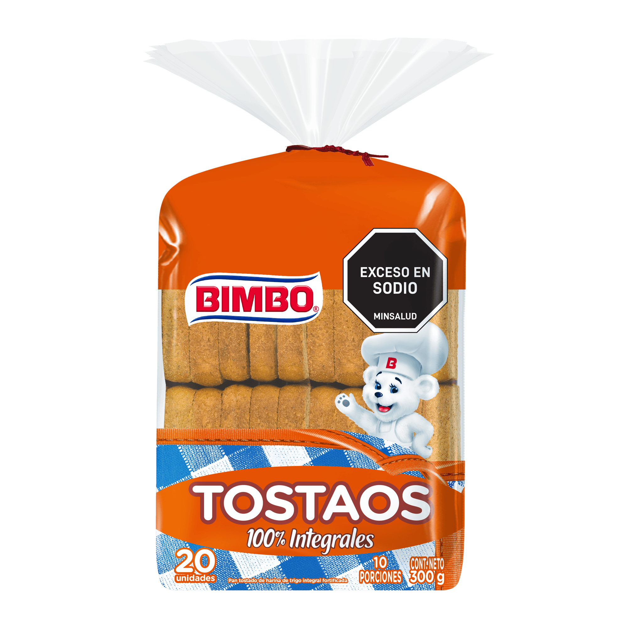 TOSTAO INTEGRAL 20U 300gr BIMB