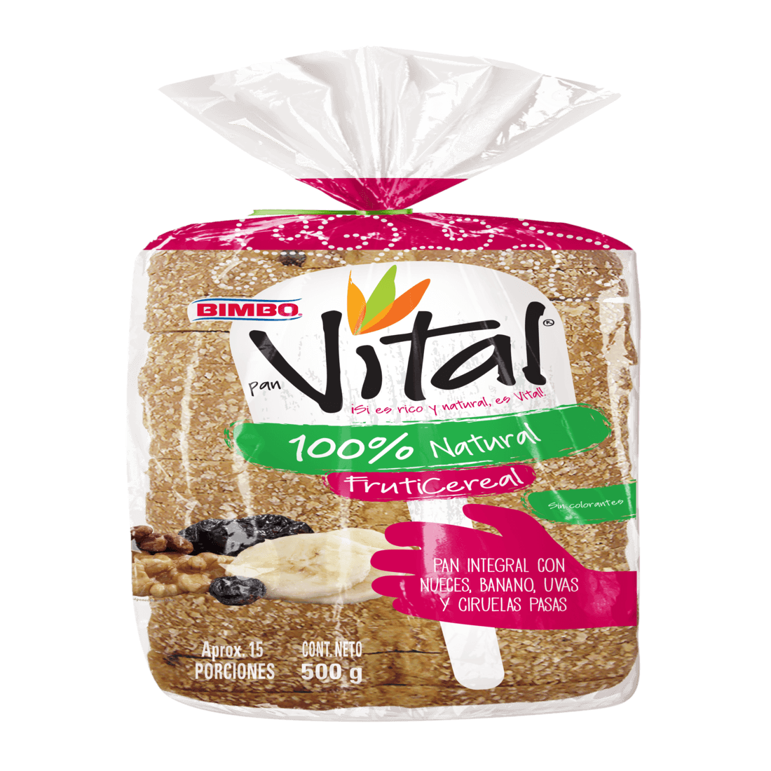 PAN FRUTICEREAL BIMBO  x 500g