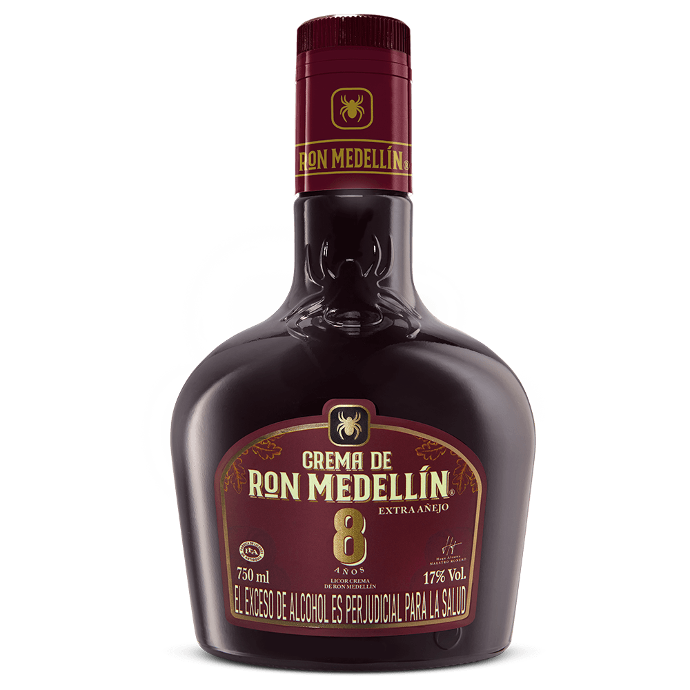 CREMA DE RON MEDELLIN 8 A OS  x 750ML