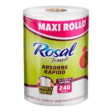 TOALLA ROSAL ABSORBE RAPIDO*240HOJAS