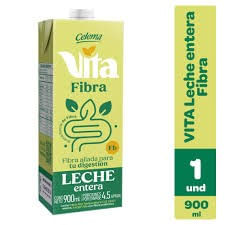 LECHE ENTERA UHT VITA FIBRA CELEMA*900ML