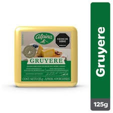QUESO GRUYERE ALPINA CUÑA *125GR