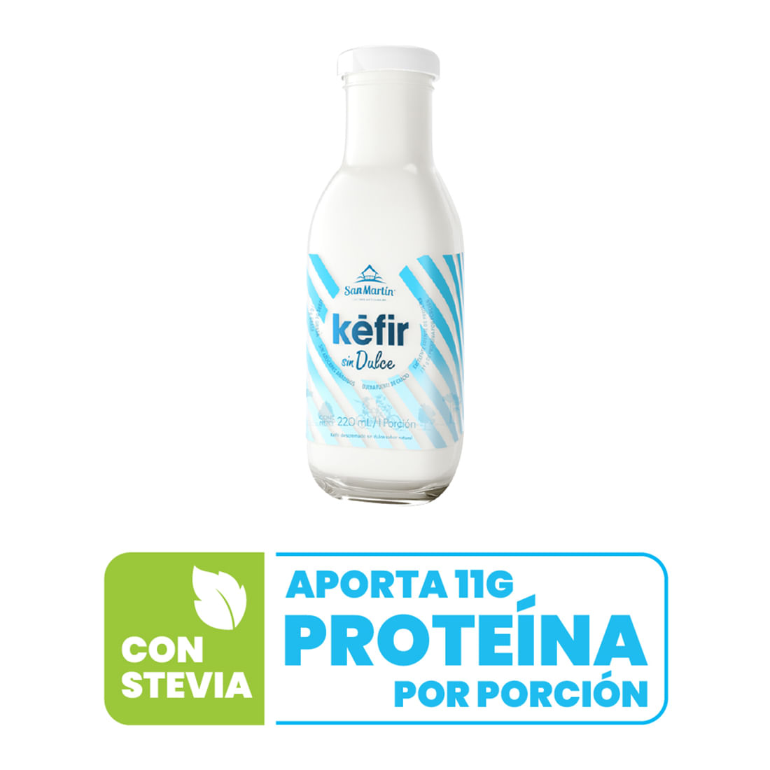 KEFIR NATURAL SIN DULCE SAN MARTIN*220ML