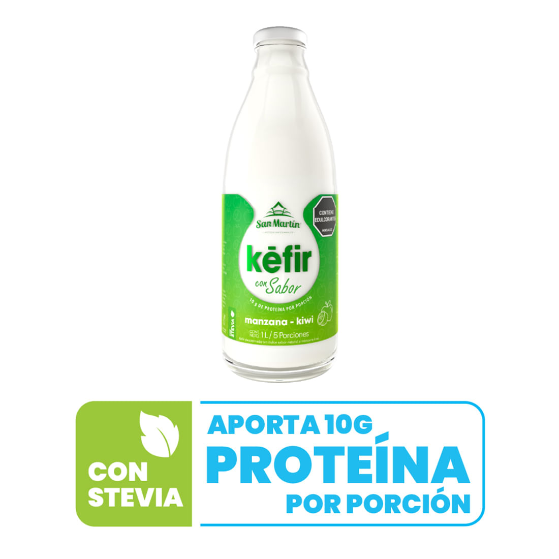 KEFIR MANZANA KIWI  SAN MARTIN*1000ML