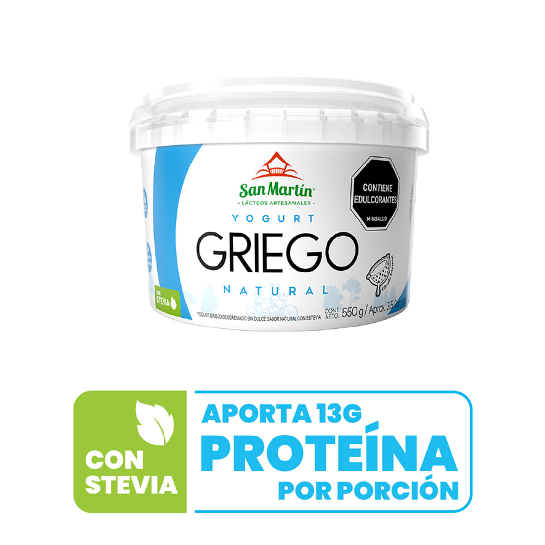 YOG GRIEGO SAN MARTIN NAT 550GR