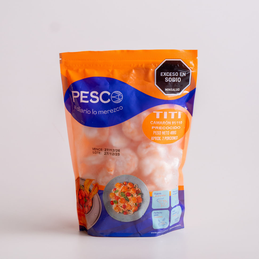 CAMARON PRECOCIDO 91  PESCO 400gr