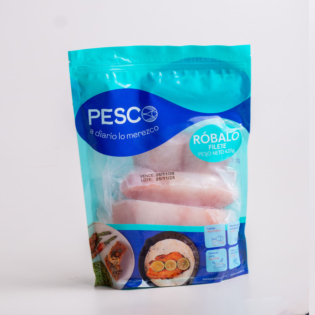 FILETE DE ROBALO PESCO  x 425 GR