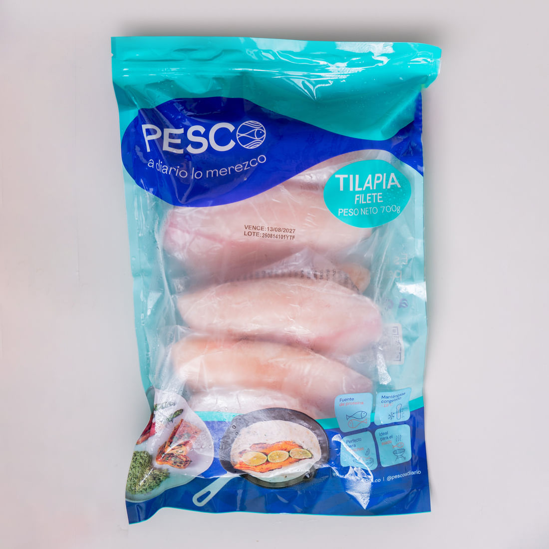 FILETE DE TILAPIA  PESCO  x  700GR