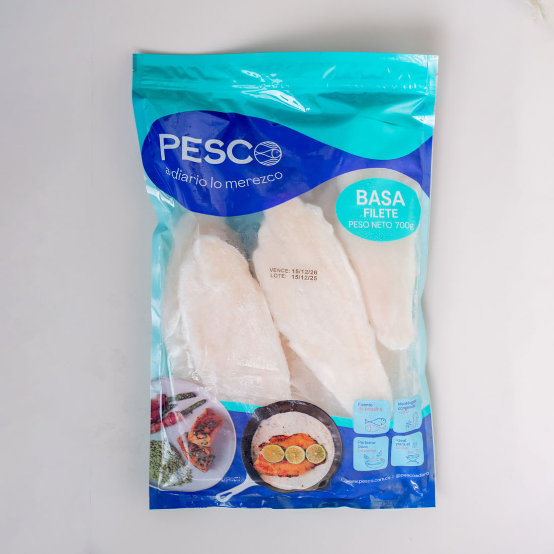FILETE DE BASA PESCO  x 700GR