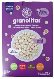 CEREAL GRANOLITAS YOGURT GRIEGO *340 GR