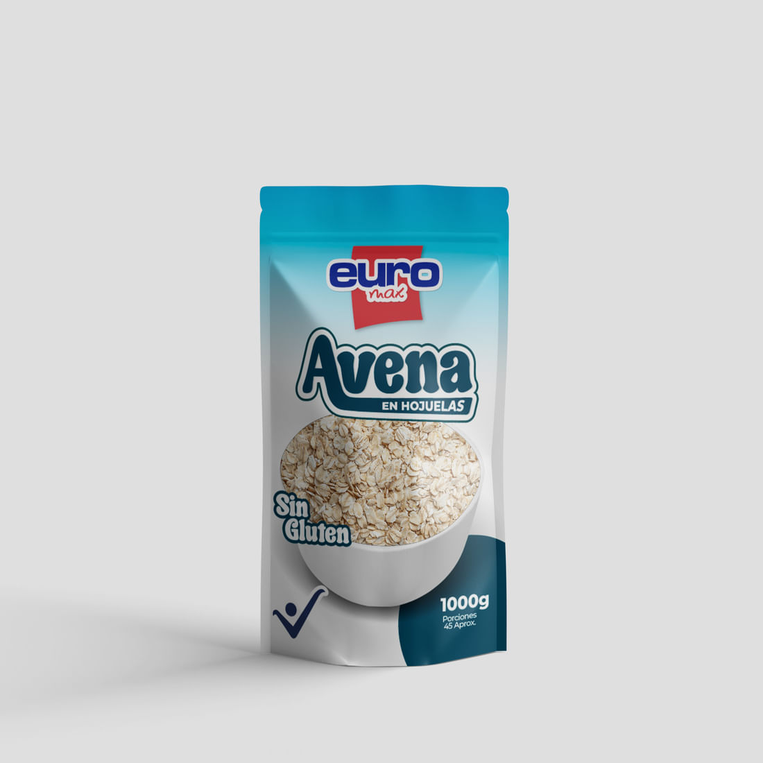 AVENA EN HOJUEL SIN GLUTEN EUROMA*1000GR