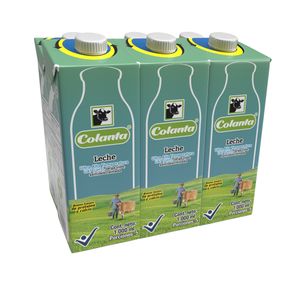 LECHE UHT SEMIDESCR COLANTA X6 x 1000ML