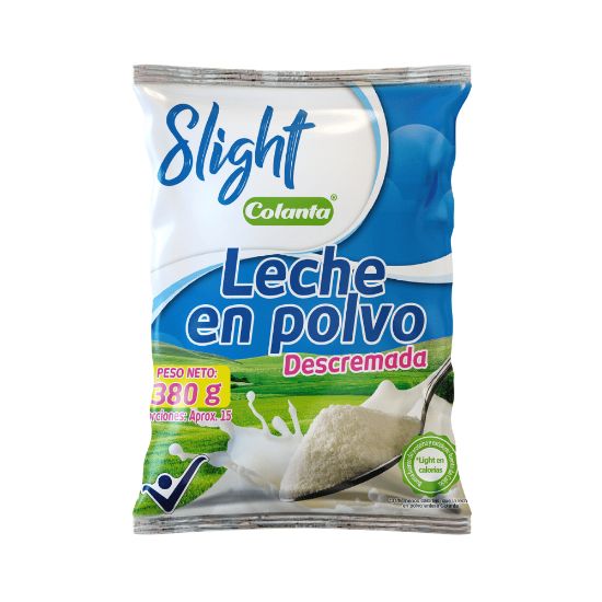 LECHE POLVO DESCREMADA SLI COLANTAx380GR