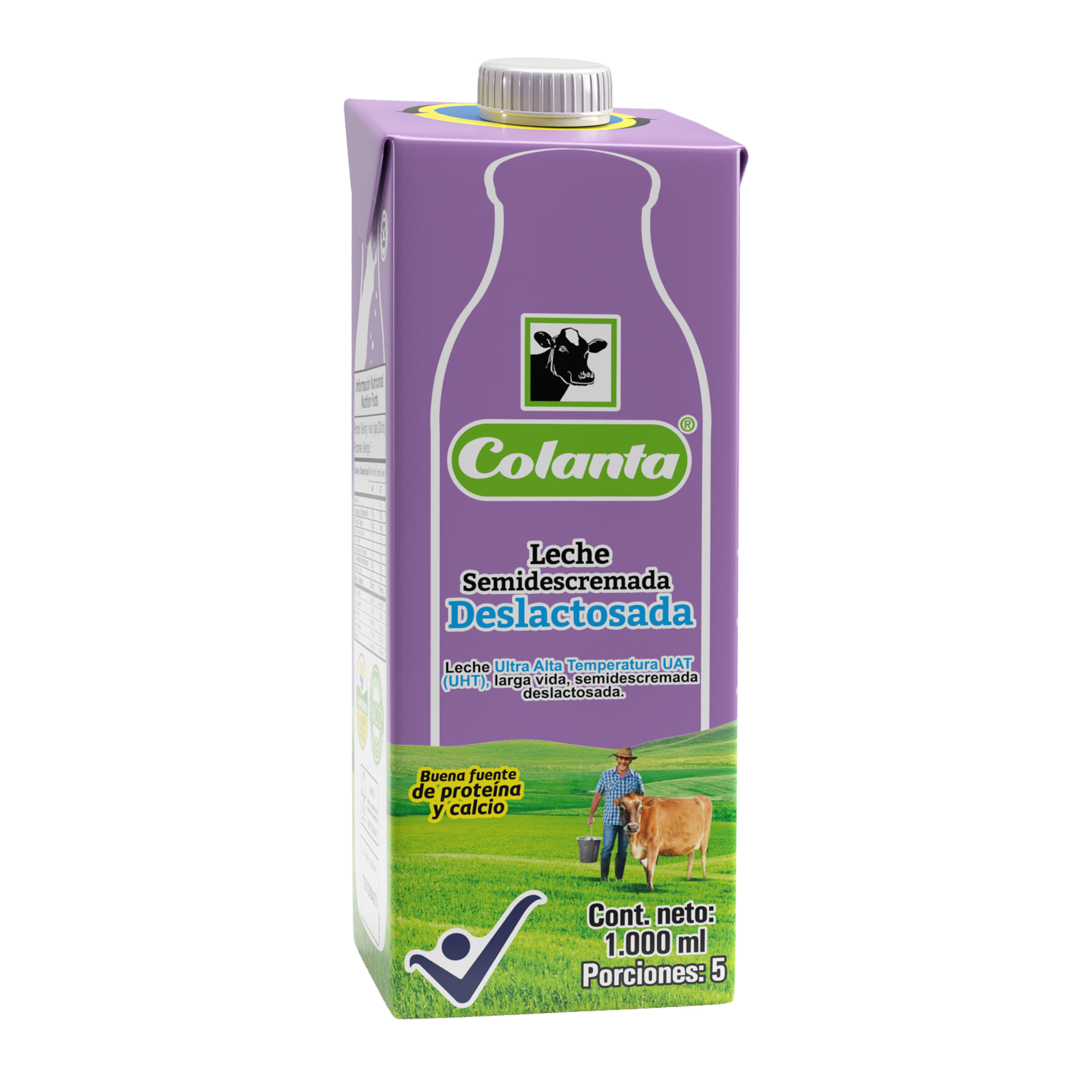LECHE UHT DESLACTOSA CAJA COLANTA*1000ML