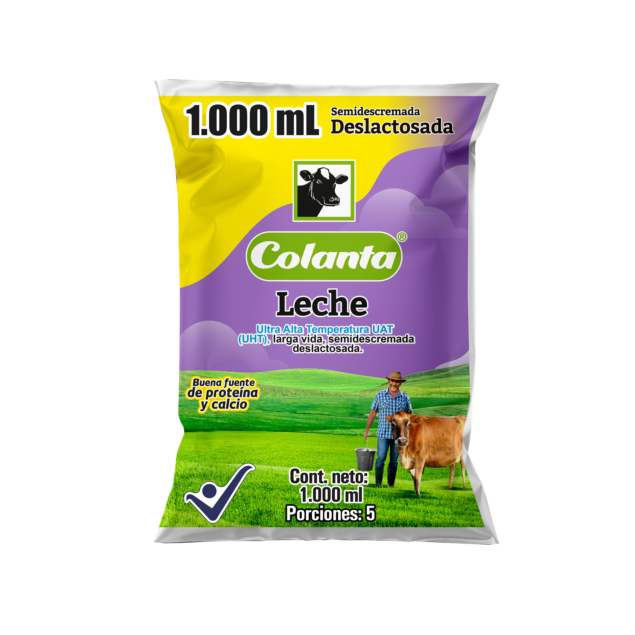 LECHE UHT DESLACT COLANTA *1000ML