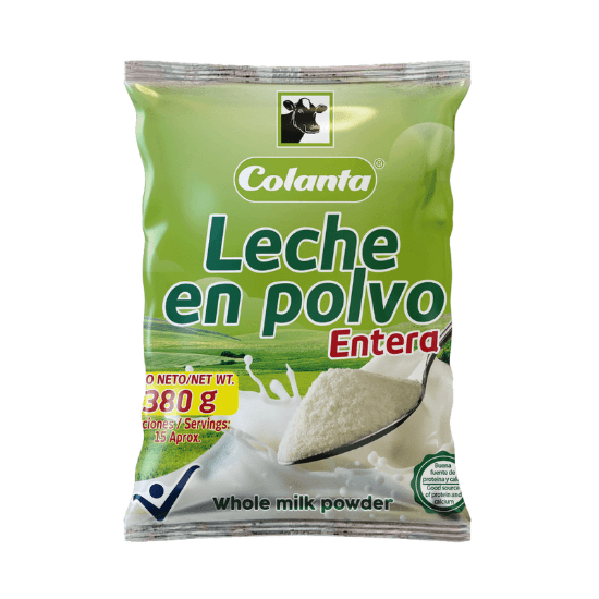 LECHE POLVO ENTERA  COLANTAx380GR