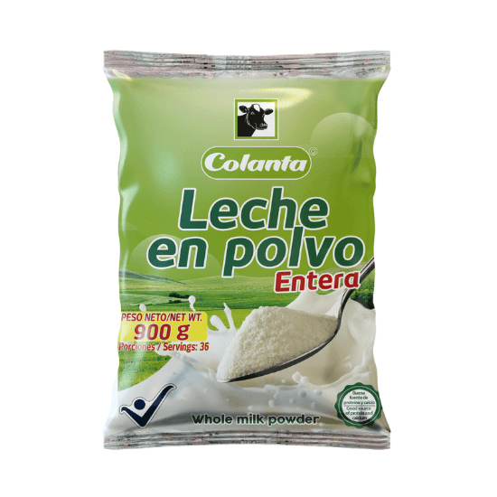 LECHE POLVO ENTERA  COLANTAx900GR