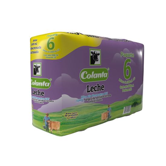 LECHE UHT DESLACT COLANTA 1000ML x 6U