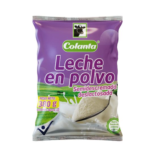 LECHE POLVO DESLACTOSADA COLANTAx380GR