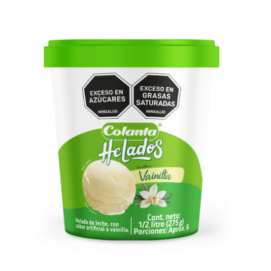 HELADO VAINILLA COLANTA*290 GR