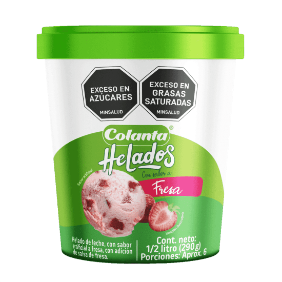 HELADO FRESA COLANTA*290 GR