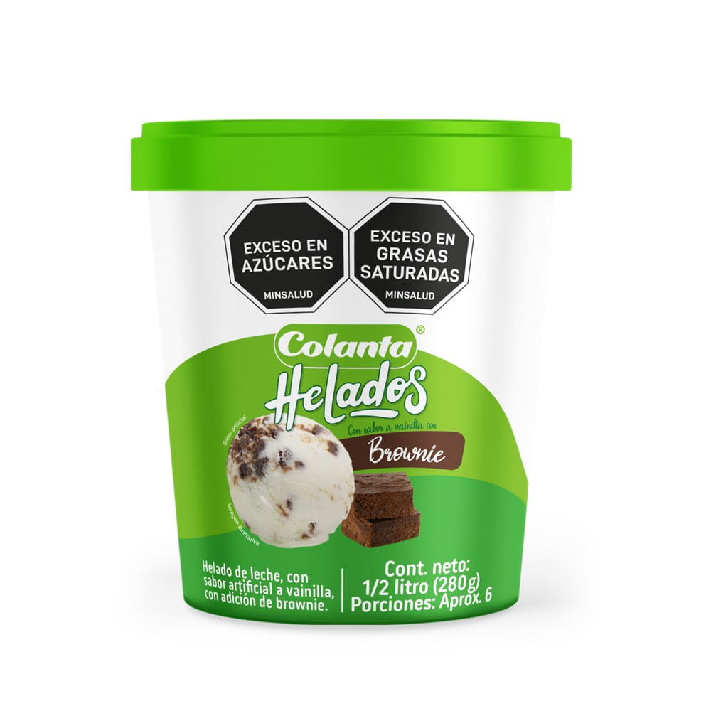 HELADO BROWNIE COLANTA*290 GR