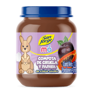 Compota Ciruela/Papaya San Jorge*113 gr