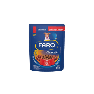 Alimento húmedo para perro FARO carne en salsa x85 g